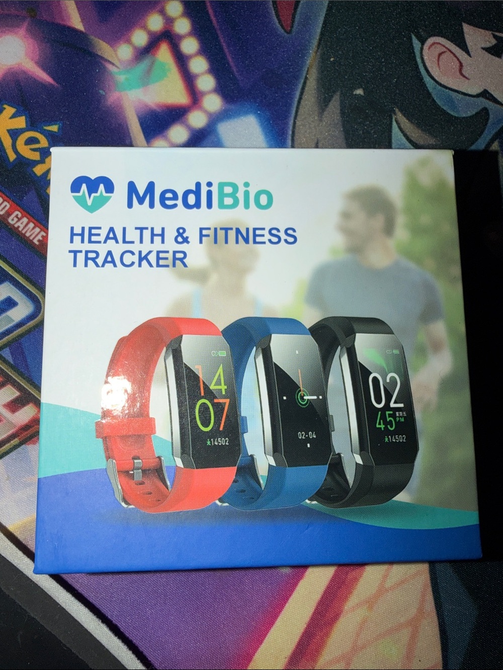Health & Fitness Tracker - MediBio- BLACK